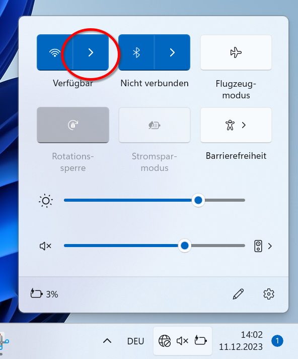 WLAN Verbindung aufbauen Windows