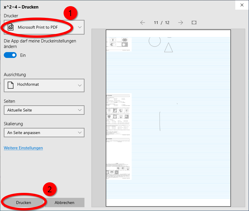 Export als PDF 3