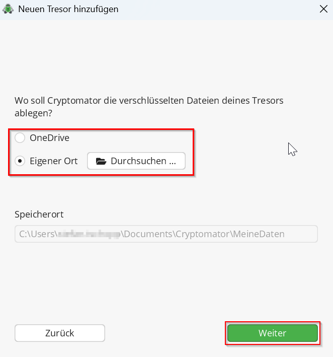 Cryptomator anwenden 11