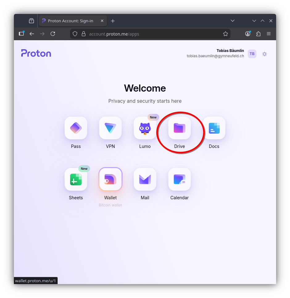 proton Dokumente teilen-2