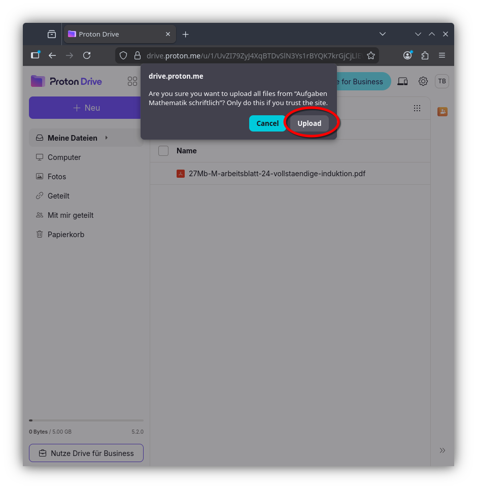 proton Dokumente teilen-4