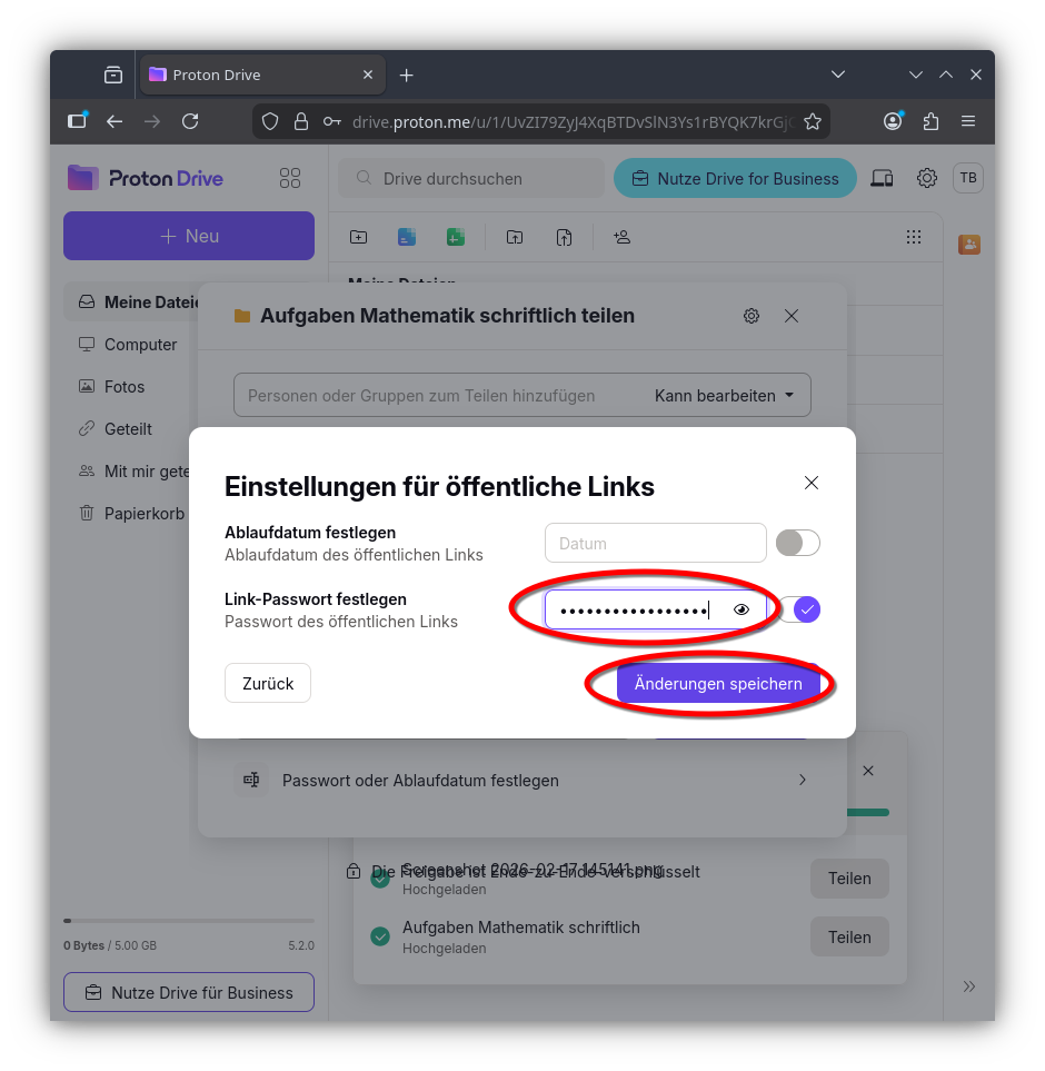 proton Dokumente teilen-7