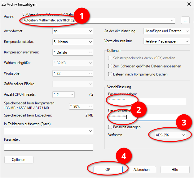 Verschlüsseltes ZIP-Archiv erstellen-3