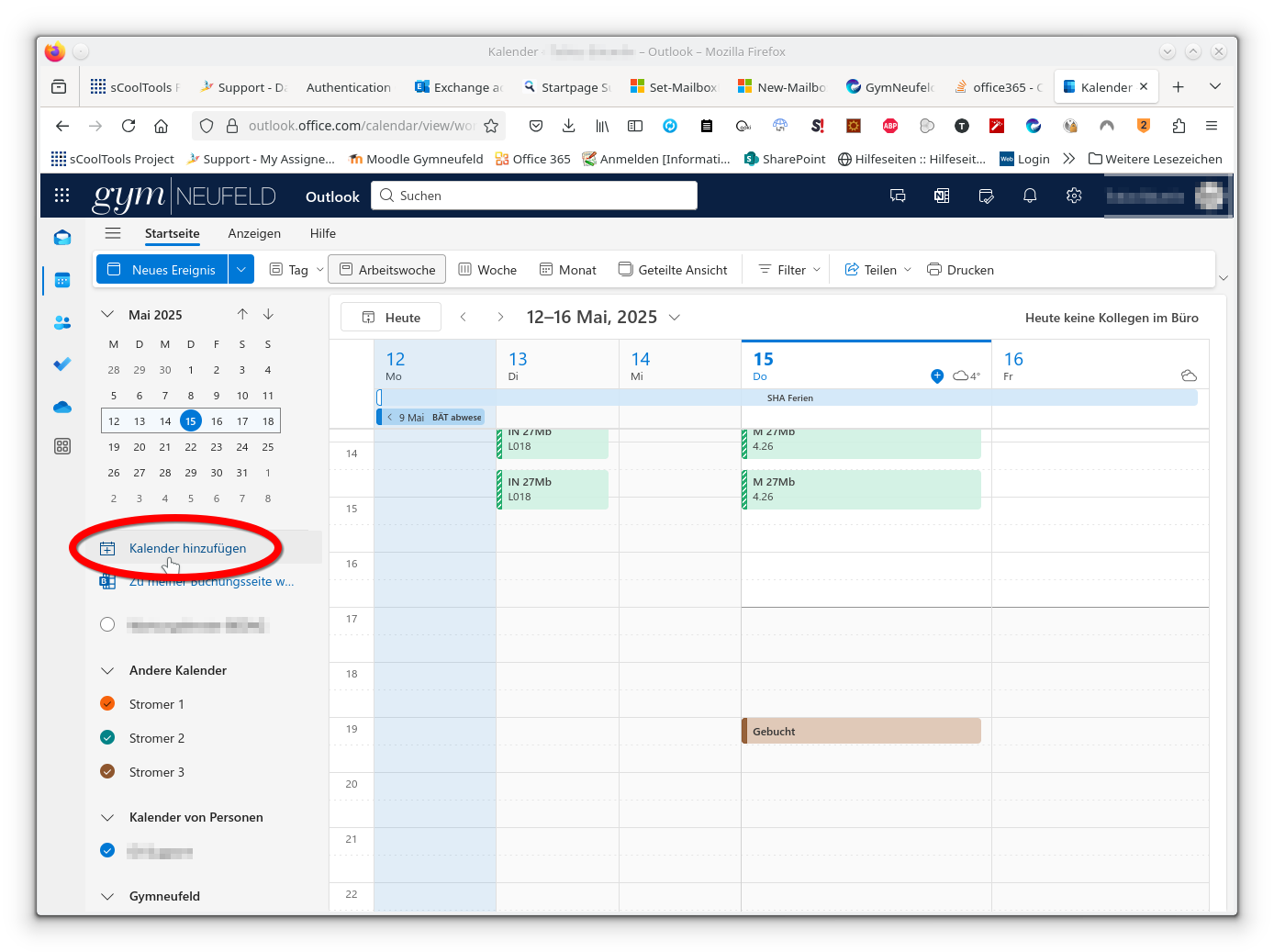 Kalender hinzufügen 1